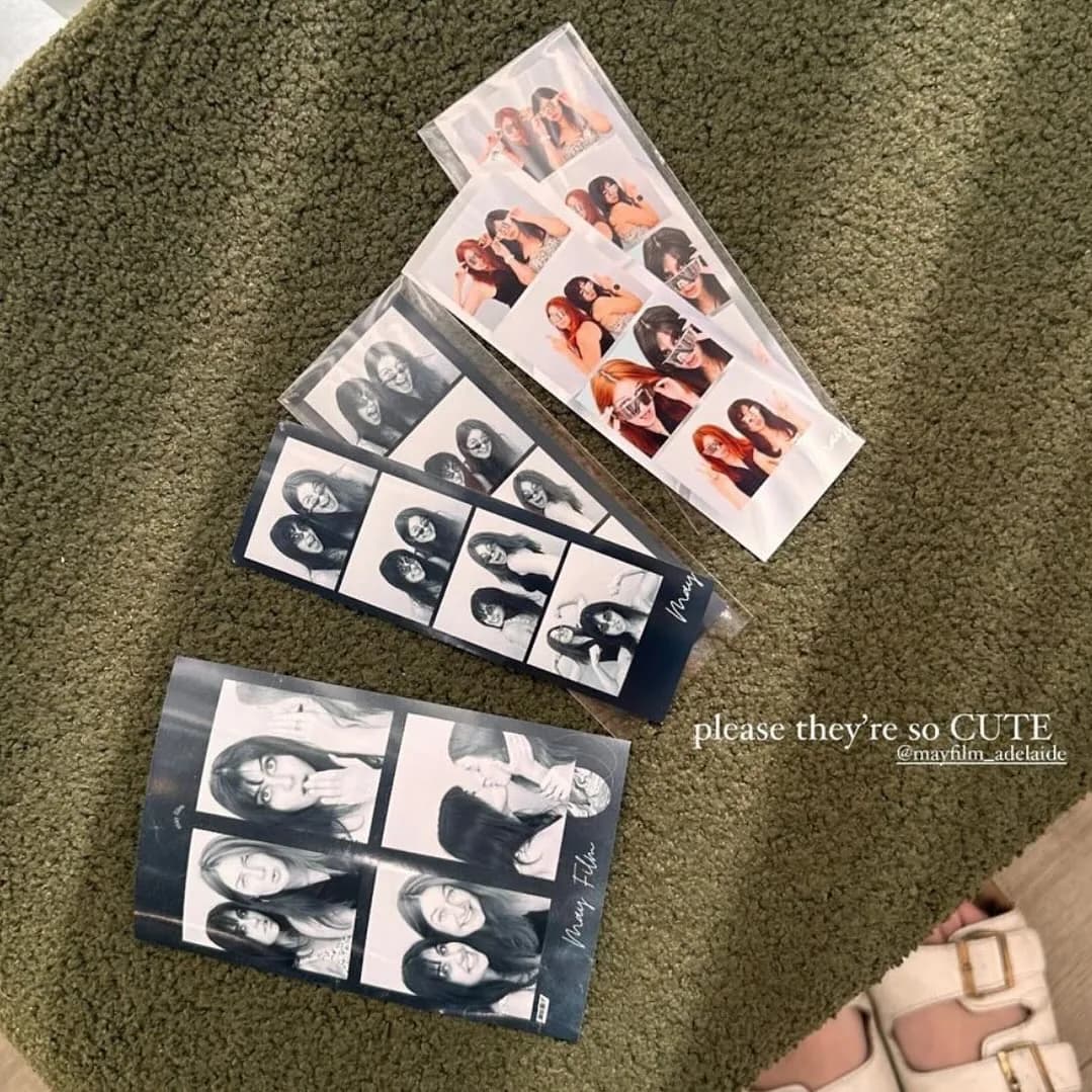 Cute photo booth strips