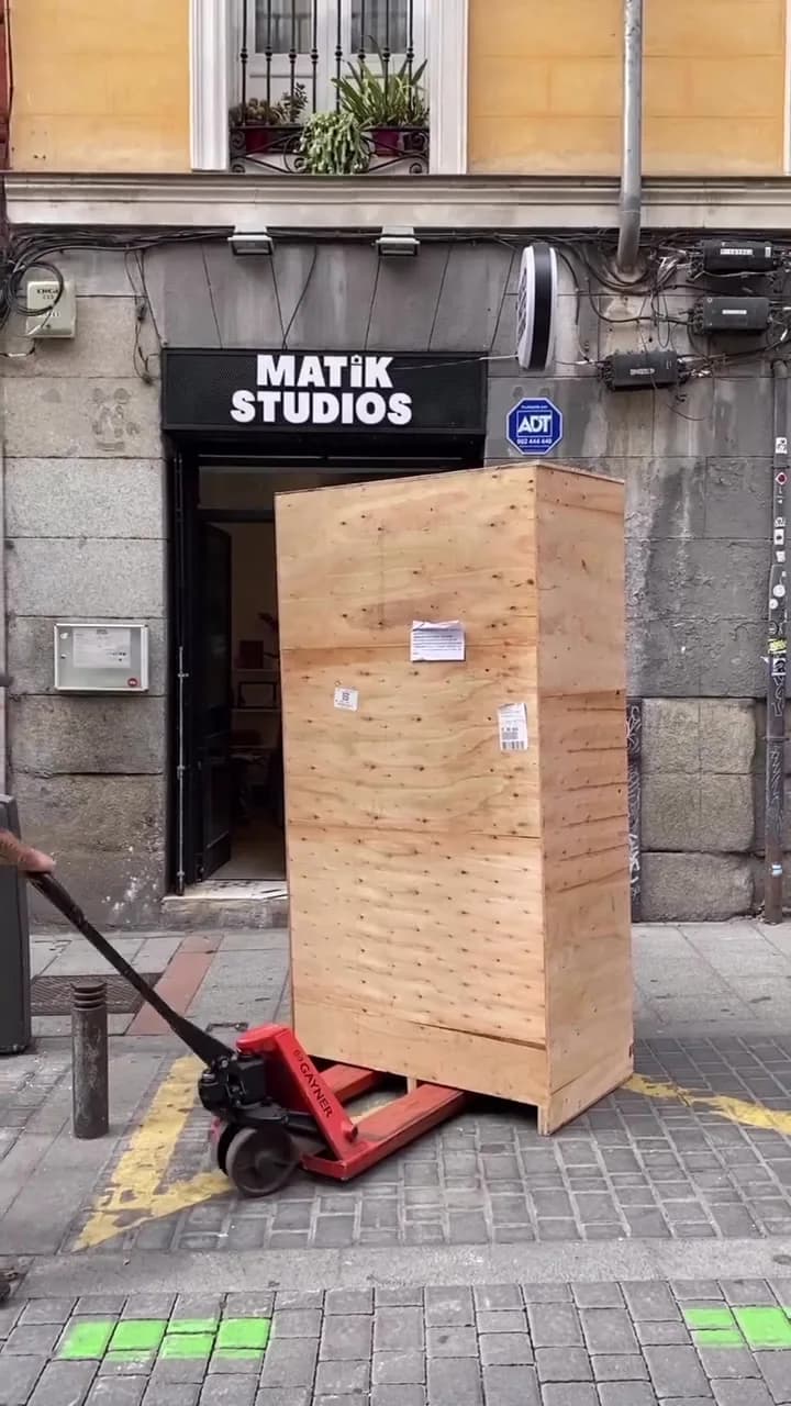 Matik Studios photo booth on the street