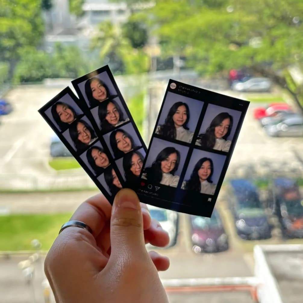 Mini photo strips