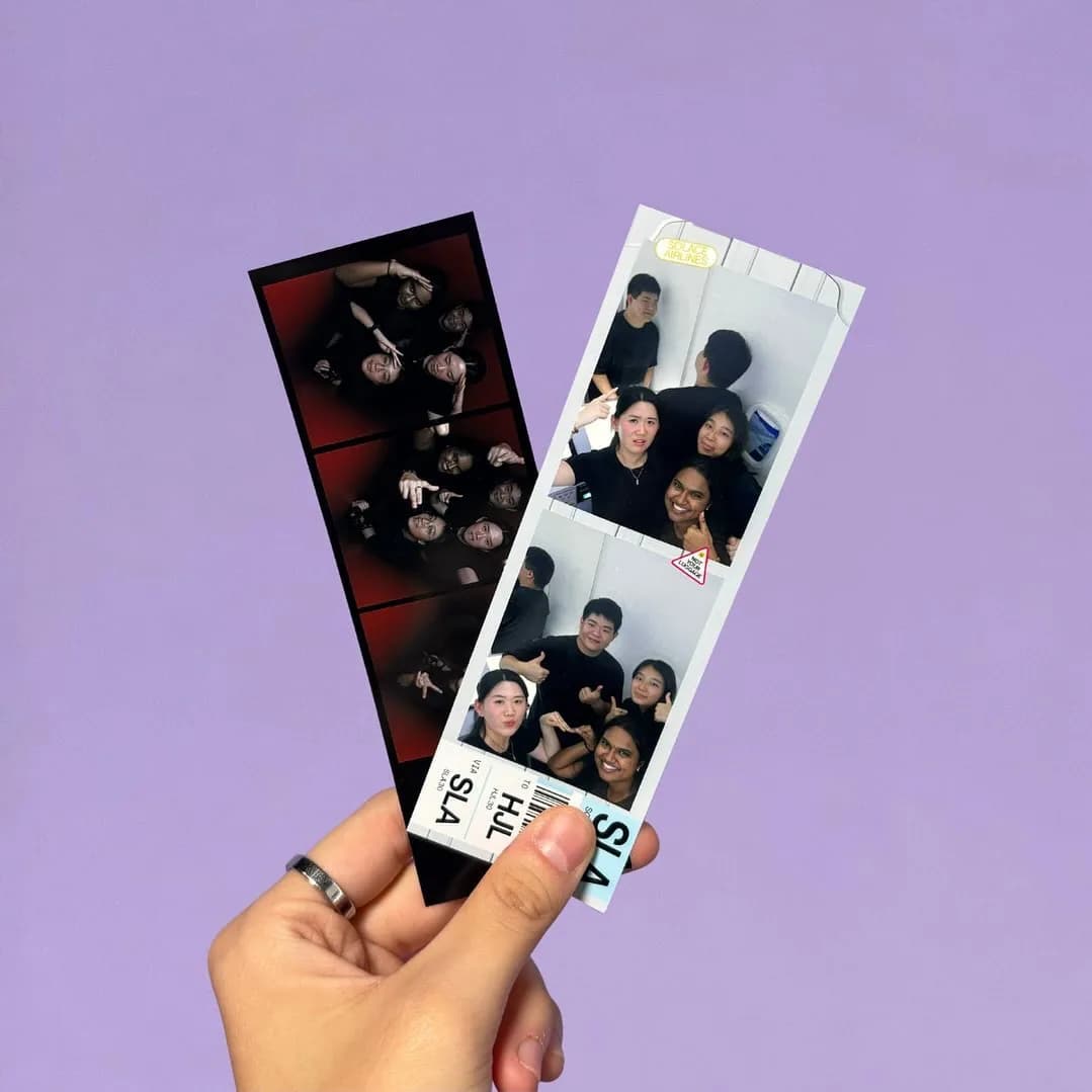 Photo booth strips