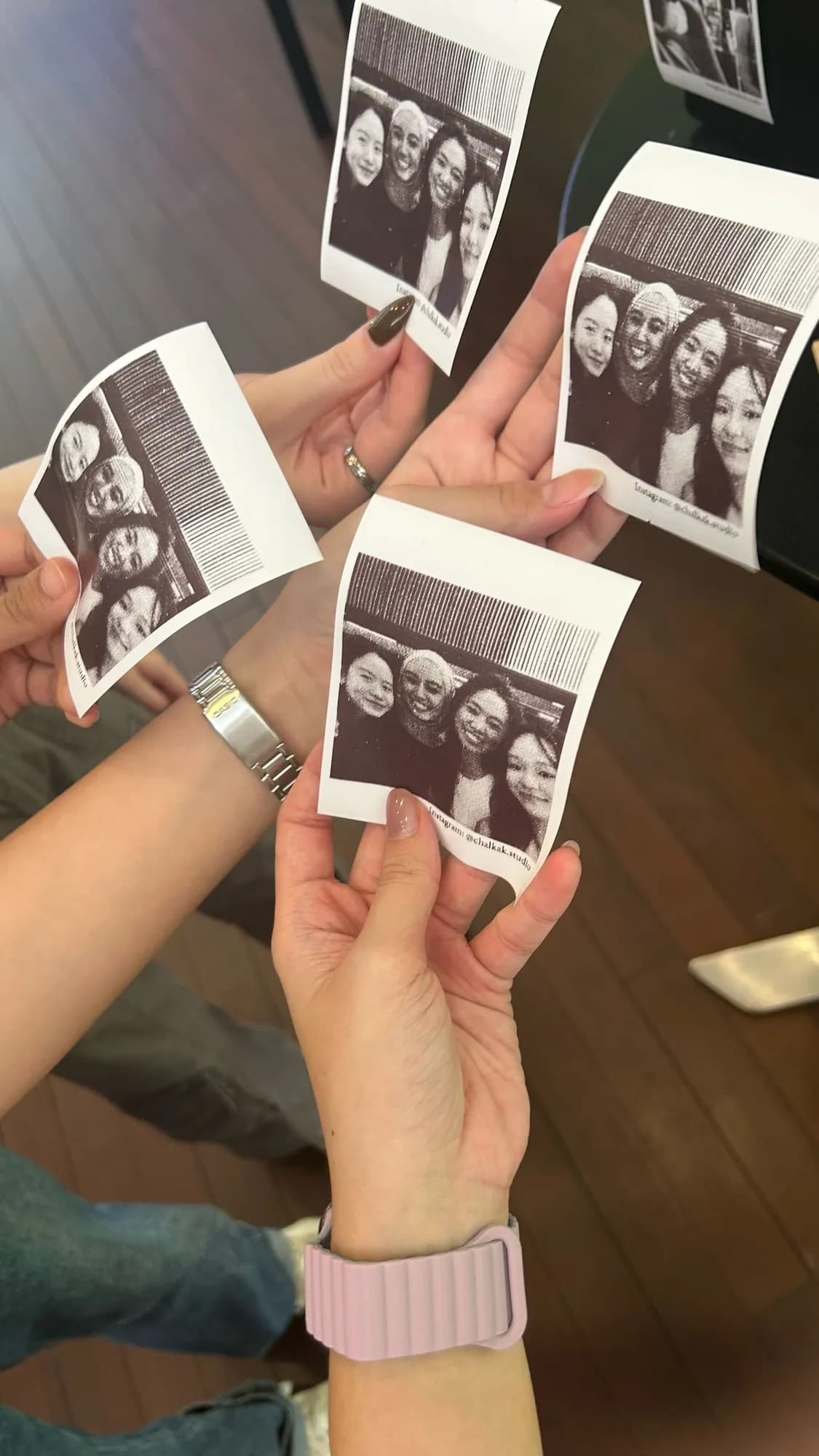 Receipt photobooth