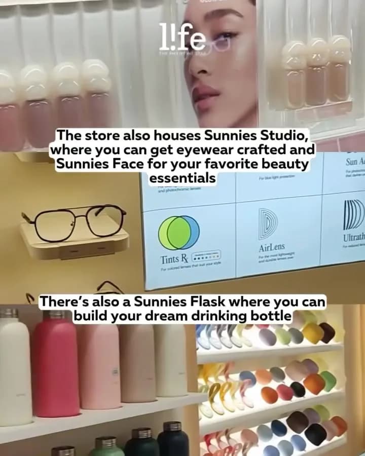 Tour of the Sunnies Studio store with a photo booth