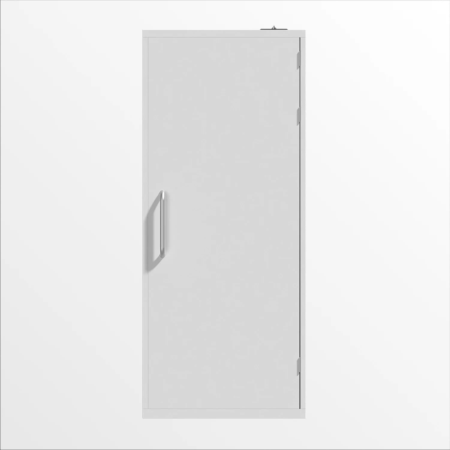 High Angle photo booth photo taking box front view