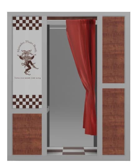 Custom photobooth exterior CAD design