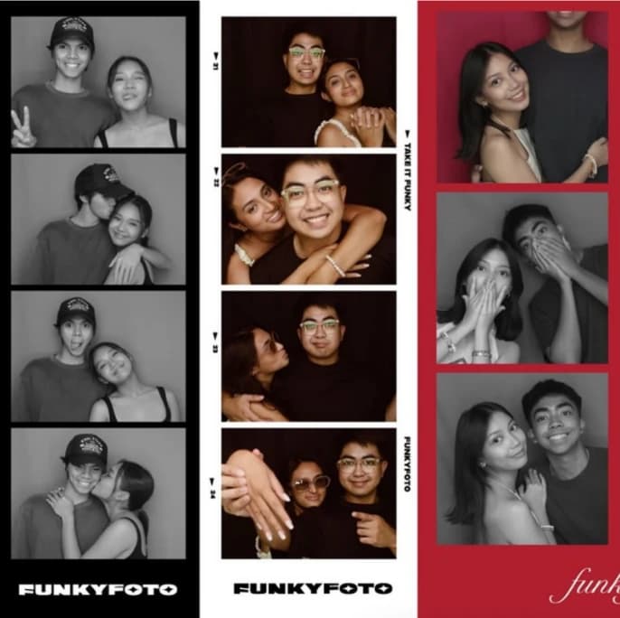 Photo booth strips