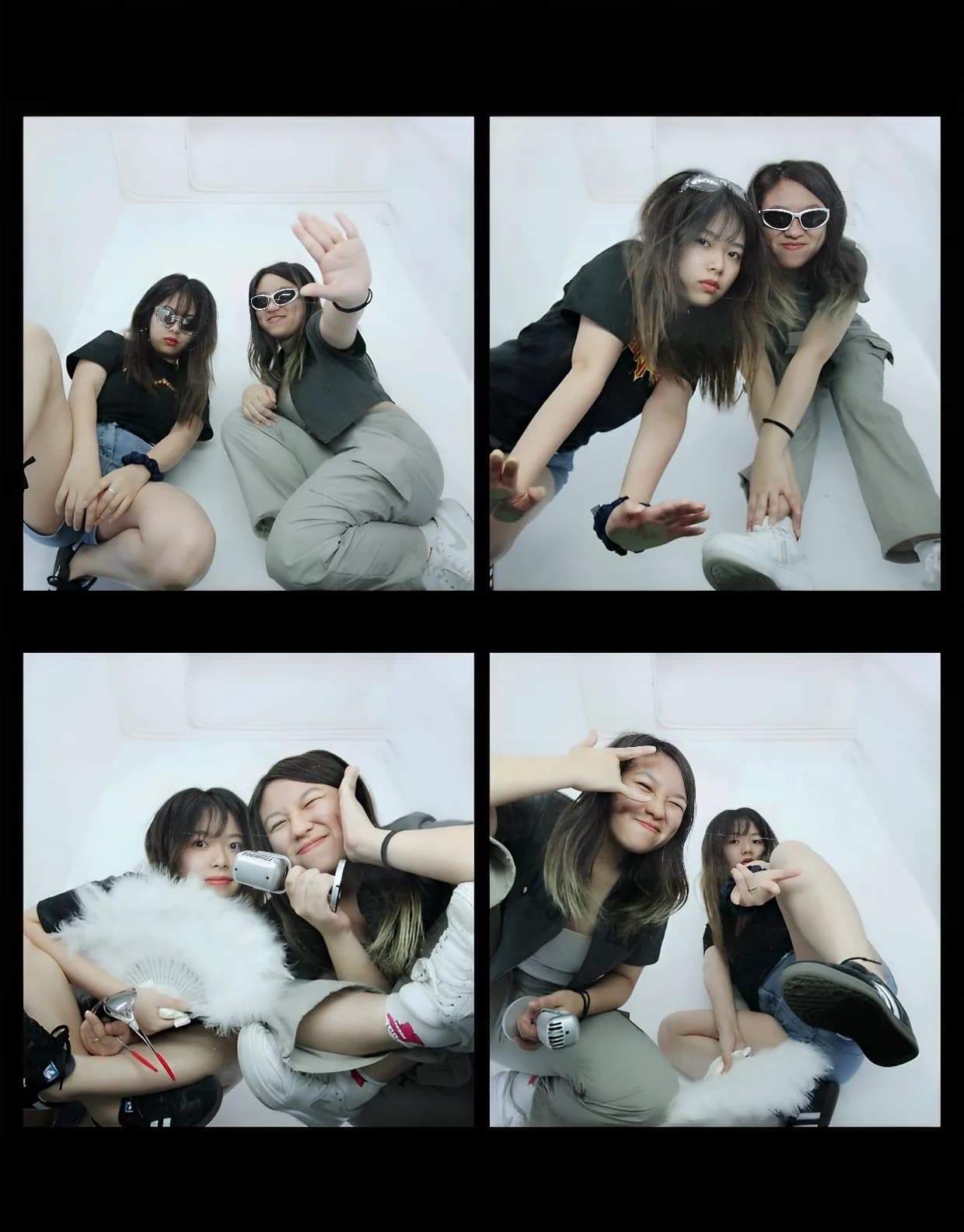 Low Angle photo booth photos
