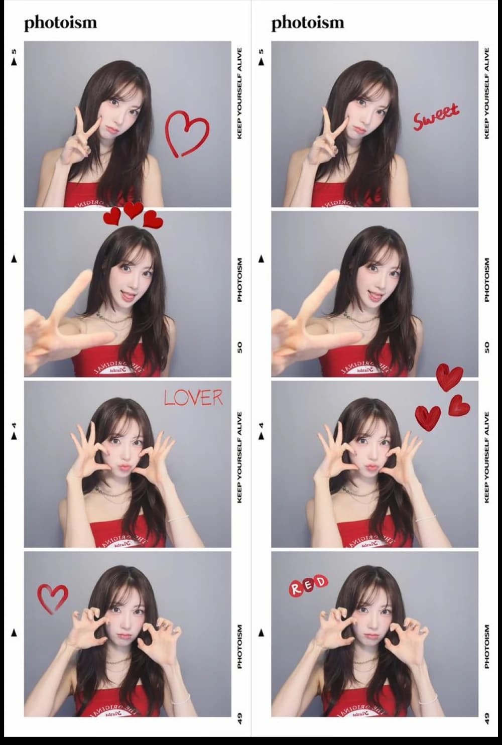 2x6 Korean photo strip