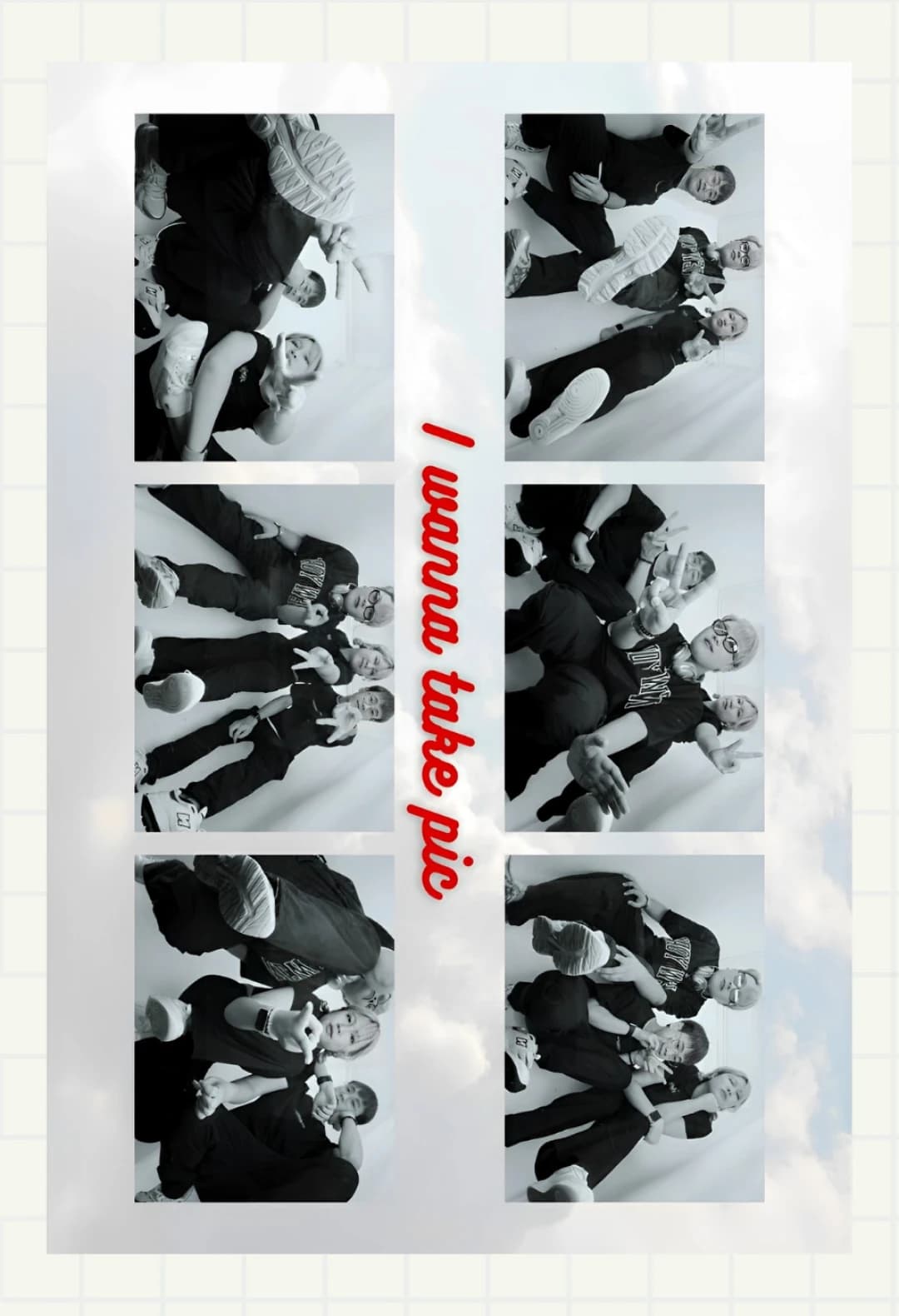 Low angle photo strip