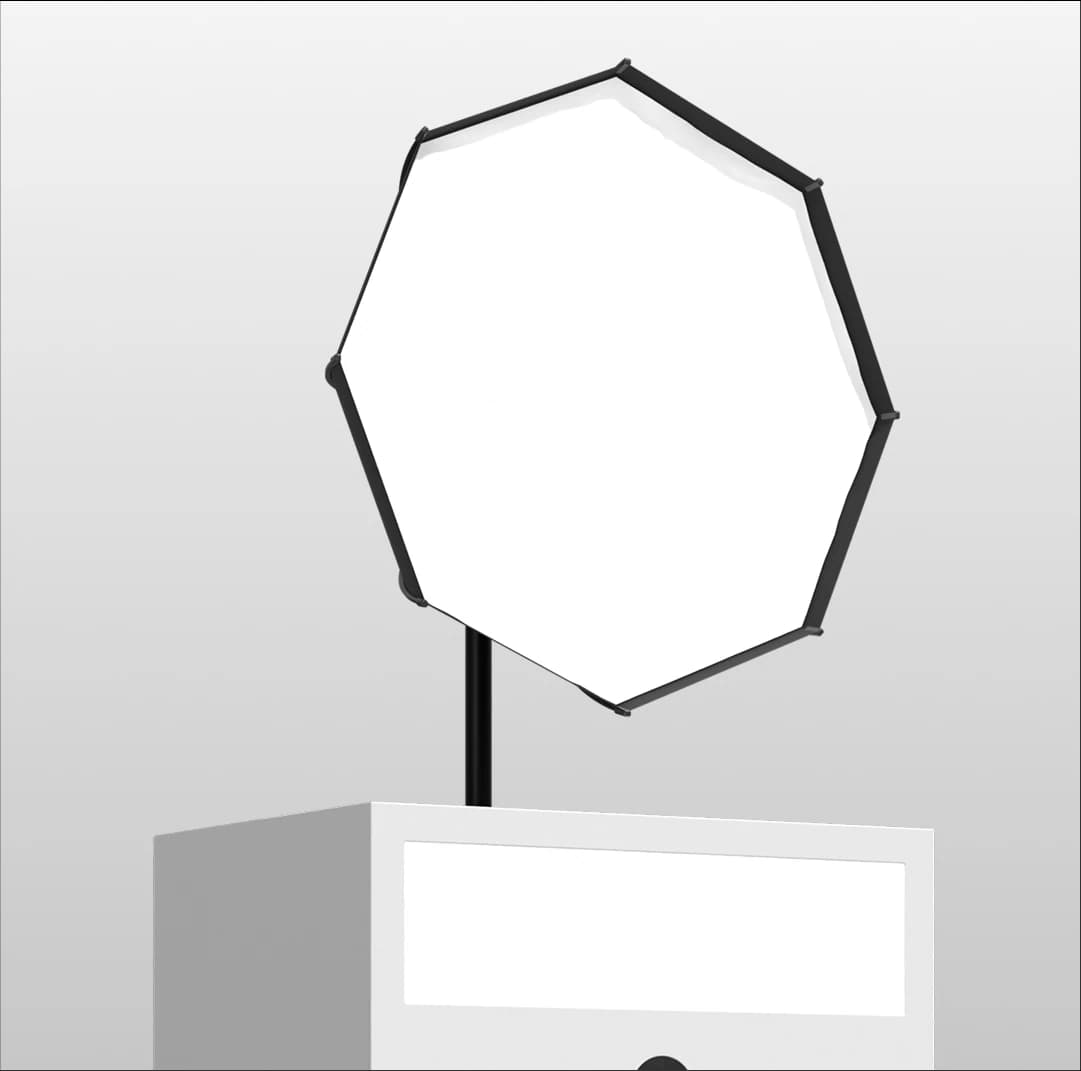 Portable photo booth flash extension