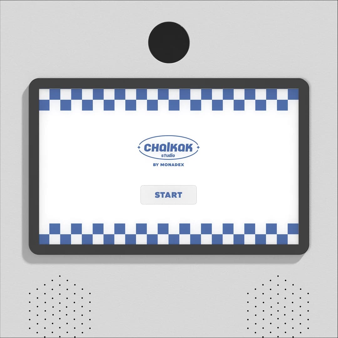 Portable photo booth screen
