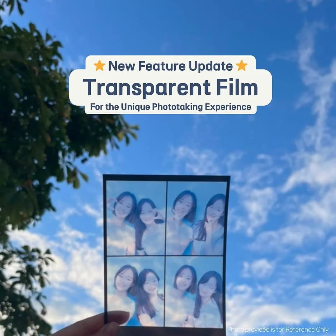New feature update: transparent film photo strip