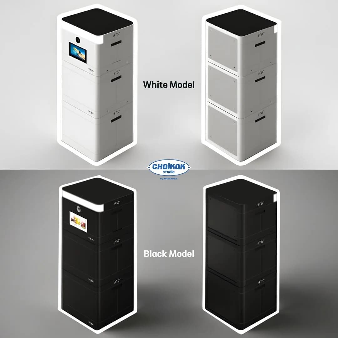 Mini portable photo booth