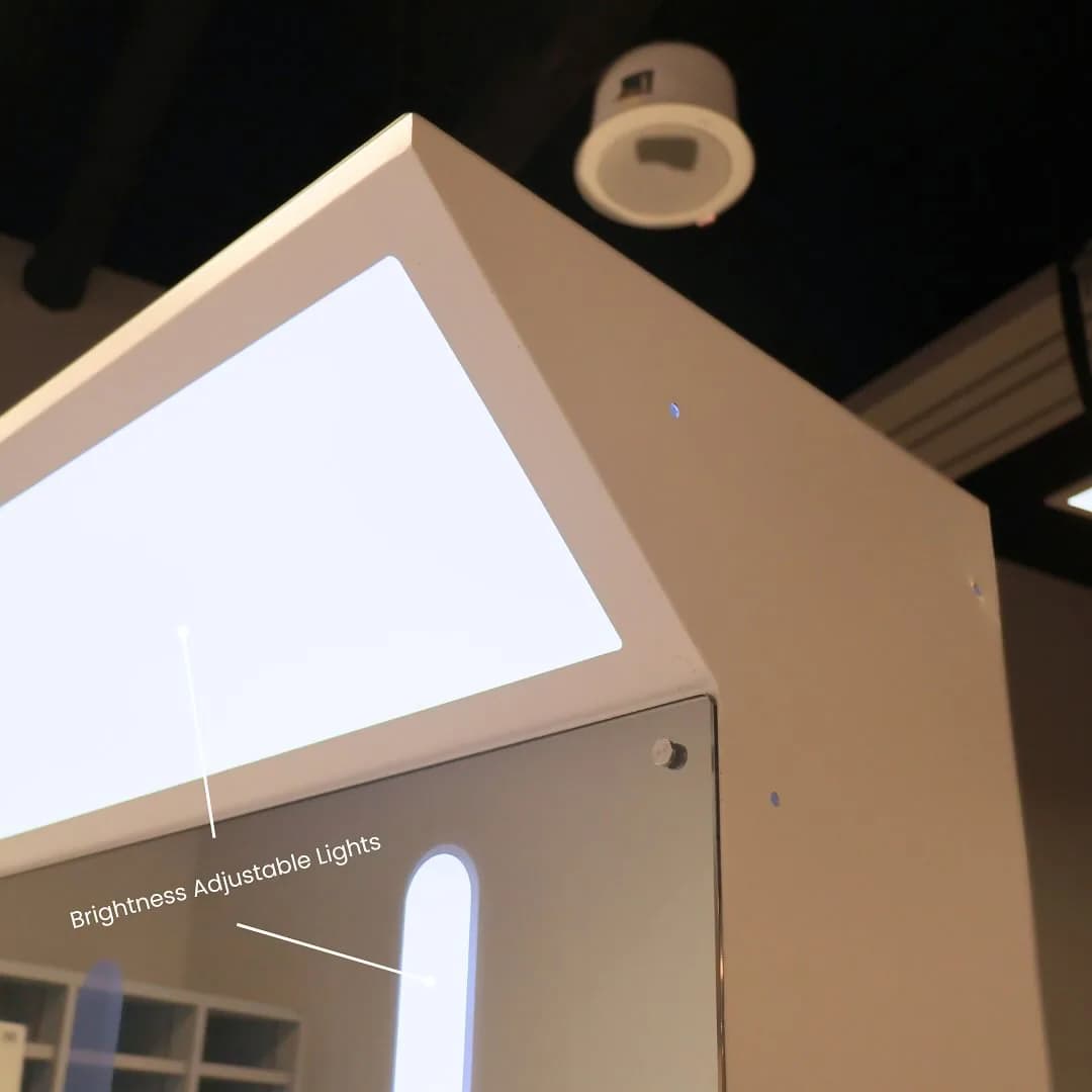 Photo booth LED lights