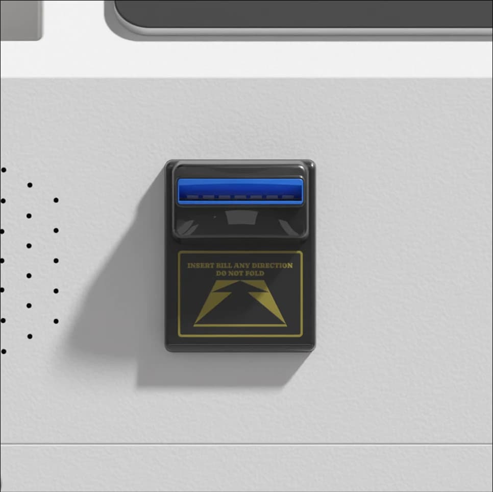 Standard Angle Photo Booth bill collector