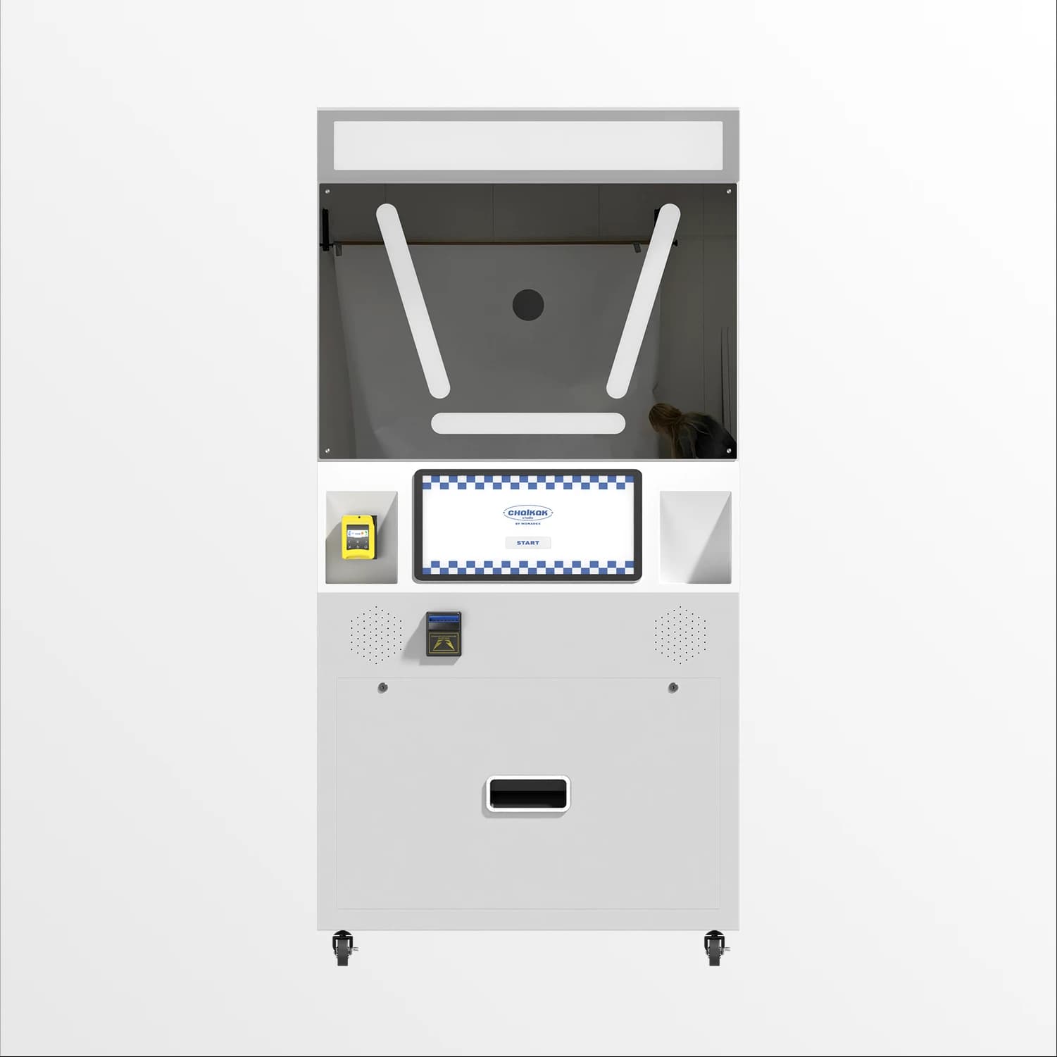 Standard Angle photo booth front view