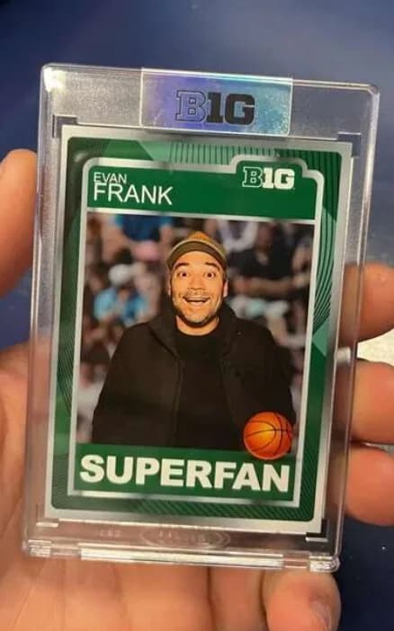 AI trading card sealed in a protective case