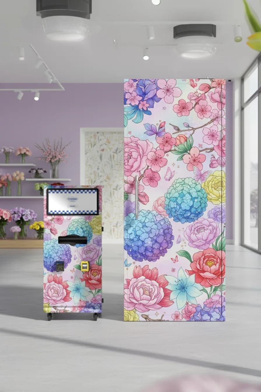 Vinyl wrapped High Angle Photo Booth