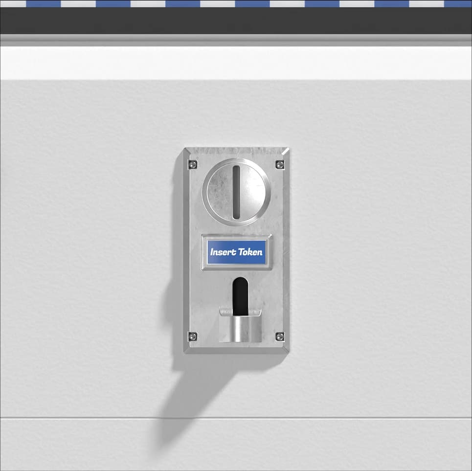 Photo booth coin acceptor payment terminal