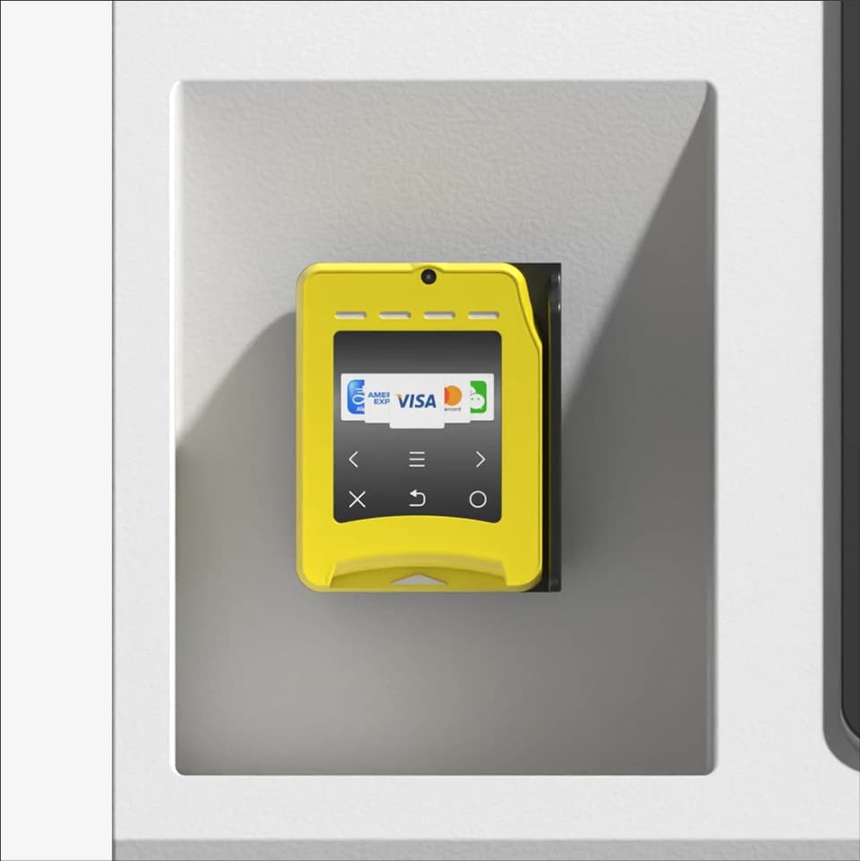 Photo booth Nayax payment terminal