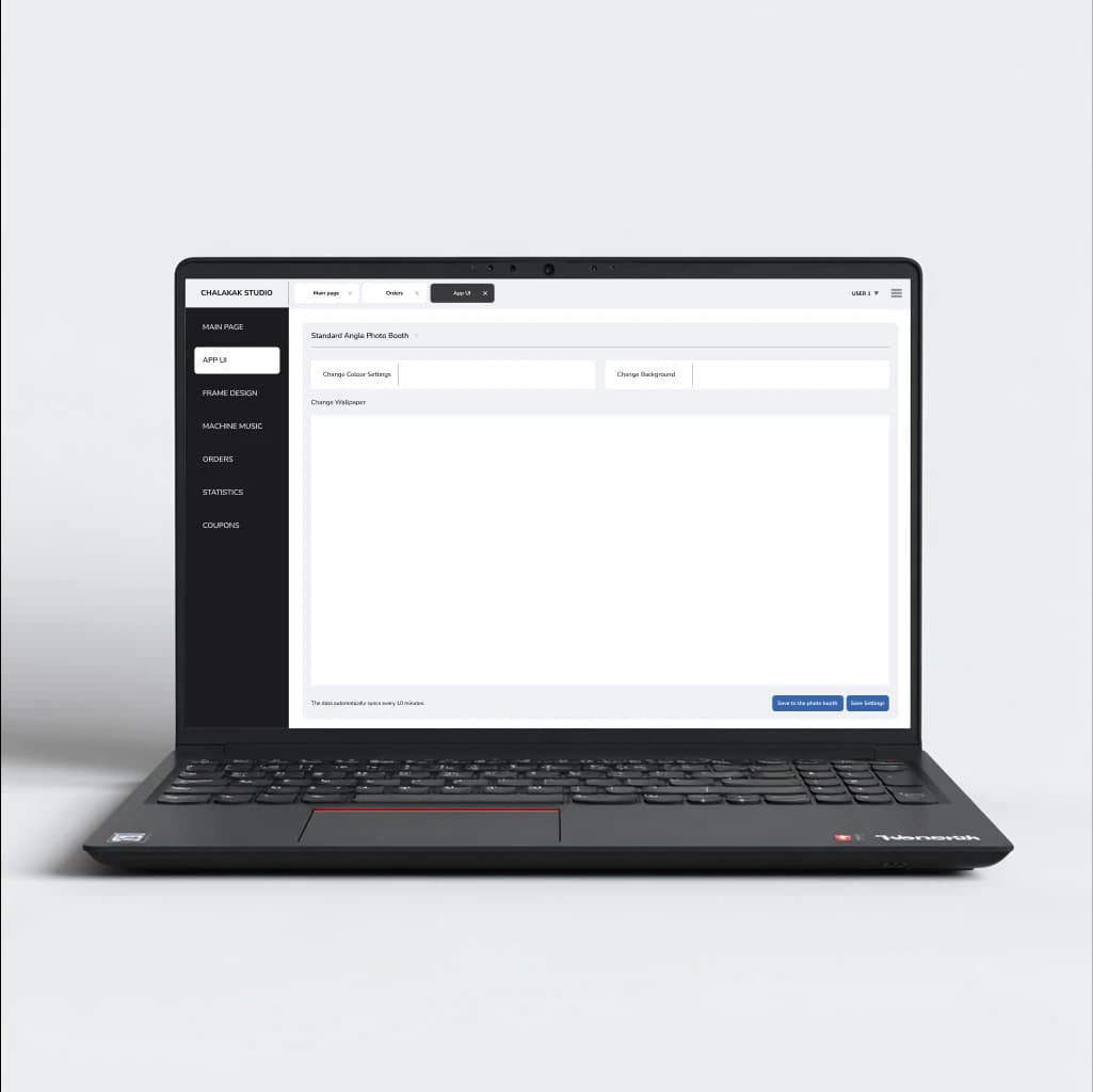 Chalkak Studio photo booth remote access web app