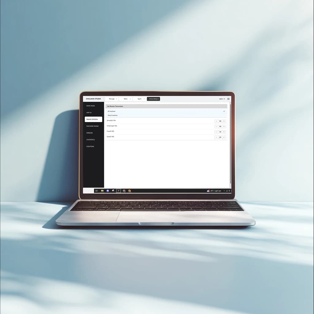 Chalkak Studio photo booth remote access web app