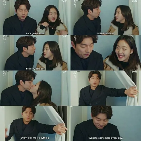 드라마 '도깨비' 포토부스 장면