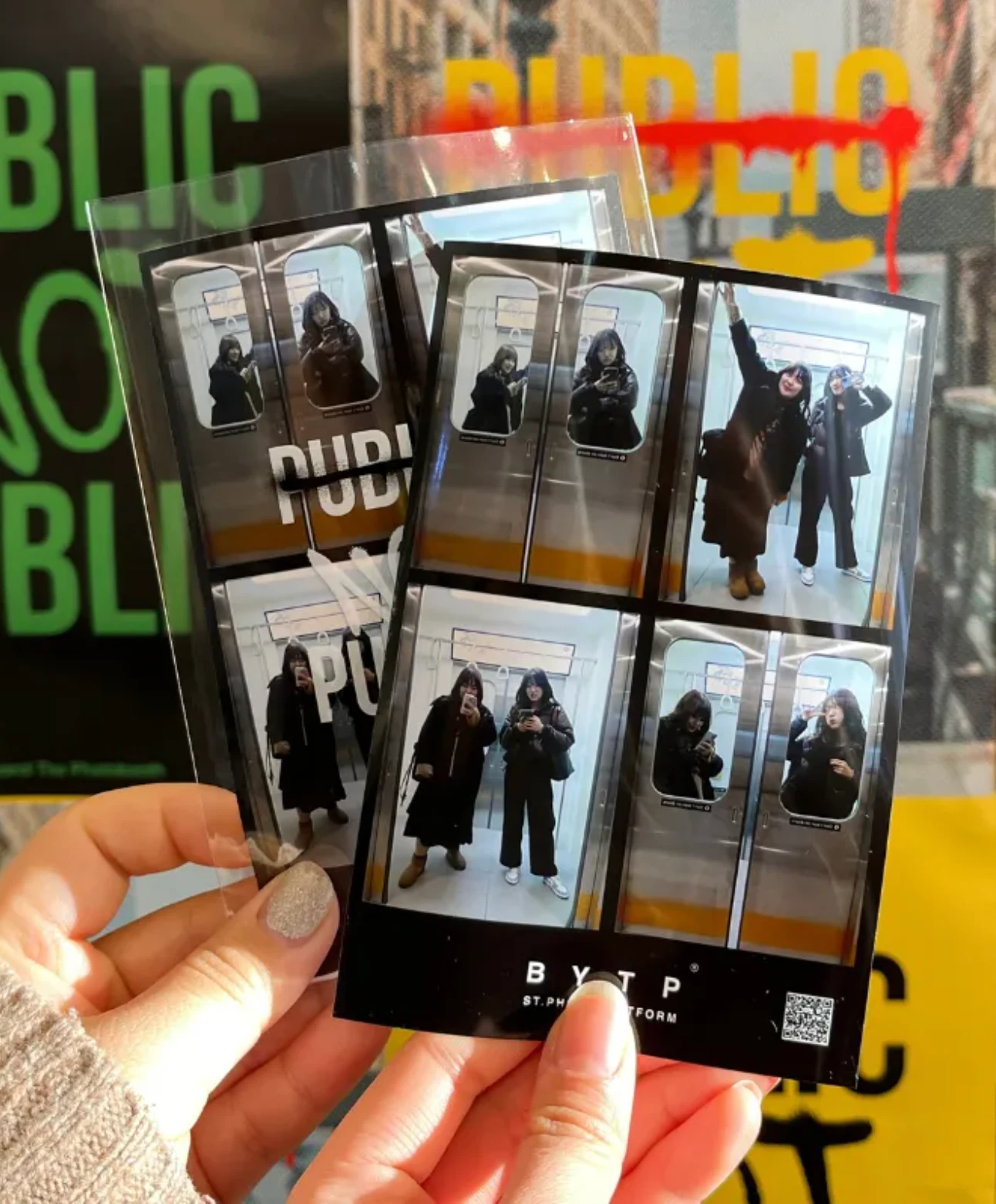 Subway-Themed Photo Booth