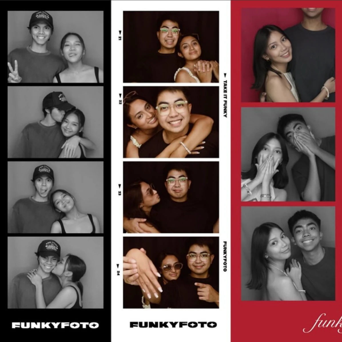 photo strips from Chalkak Studio’s Instagram