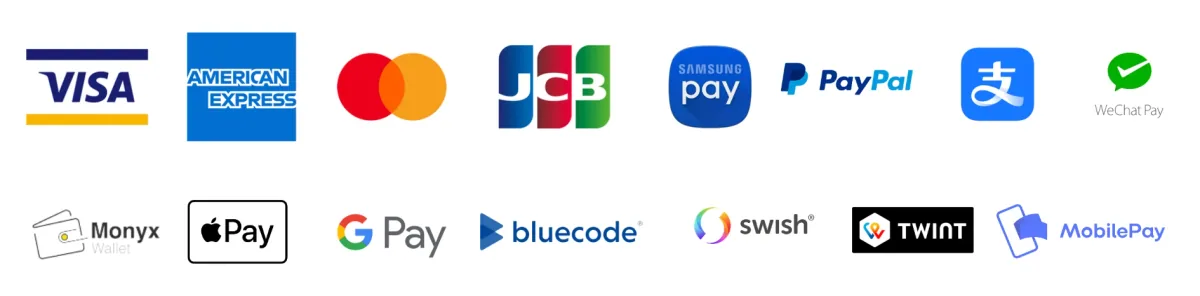 Digital payment options available